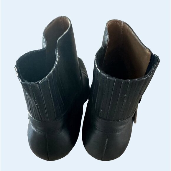 DINGO Women's Black Leather Western Buckle Harness Boot Size 10 - Picture 6 of 8